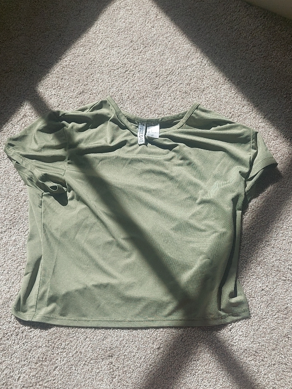 Divided Olive Green Short Sleeve Crewneck Tee